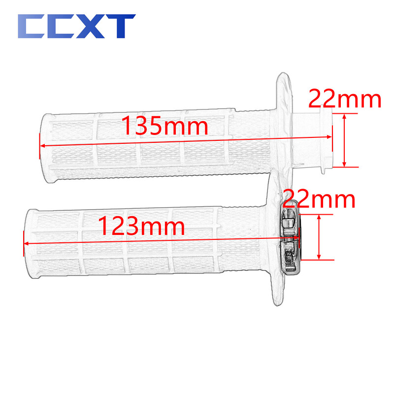 Jauns universāls motocikls 7/8" stūres rokturis bremžu rokturis gumija Uzspiežama kamera priekš EXC SX CRF YZF WR KX KXF RMZ TC TE 50-450cc