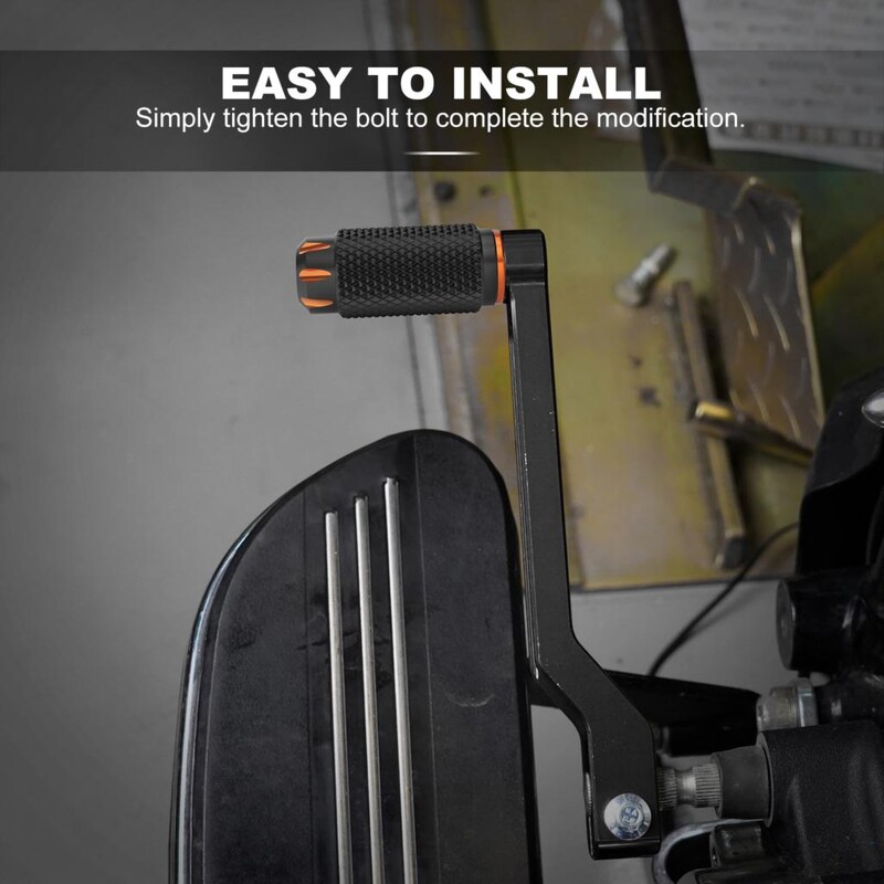 Motocikla pārnesumu pārslēgšanas sviras purngals Harley Sportster XL1200 XL883 Fat Bob Fat Boy Softail FXST Dyna FXD rievotas pārslēgšanas tapas