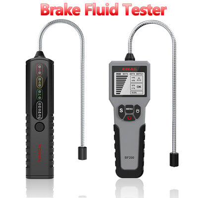 Tester automat de lichid de frână 12V BF100 BF200 Instrument digital pentru uleiul de frână auto pentru instrumente de diagnosticare a mașinii cu indicator LED DOT3 DOT4 DOT5.1