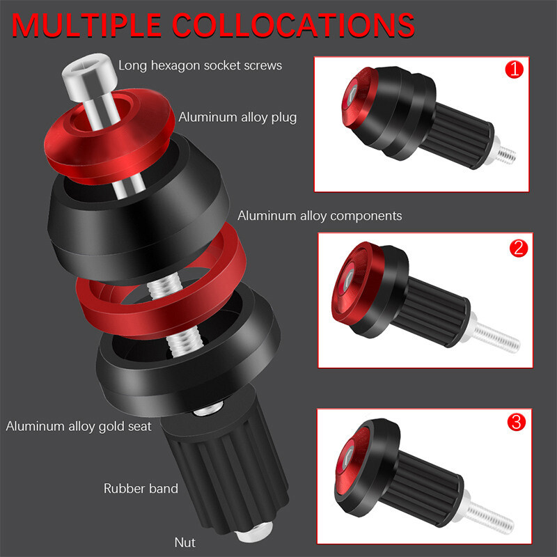 22 mm (7/8 colio) motociklo rankenos galo svoris 16–18 mm vairo rankenos dangtelio antivibracinis kištukas, skirtas Yamaha Honda Suzuki purvo dviračiams