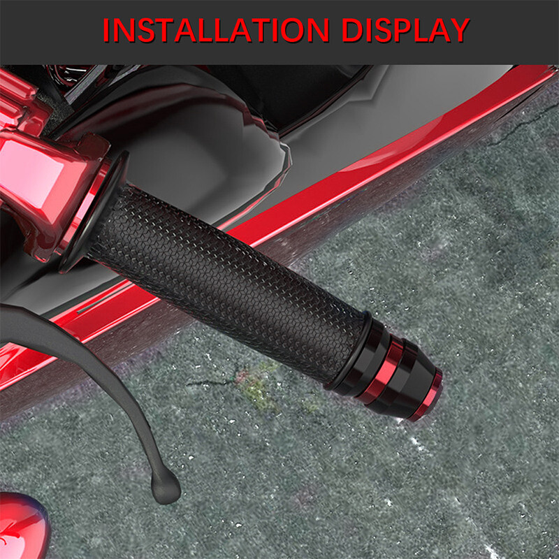 22 mm (7/8 colio) motociklo rankenos galo svoris 16–18 mm vairo rankenos dangtelio antivibracinis kištukas, skirtas Yamaha Honda Suzuki purvo dviračiams