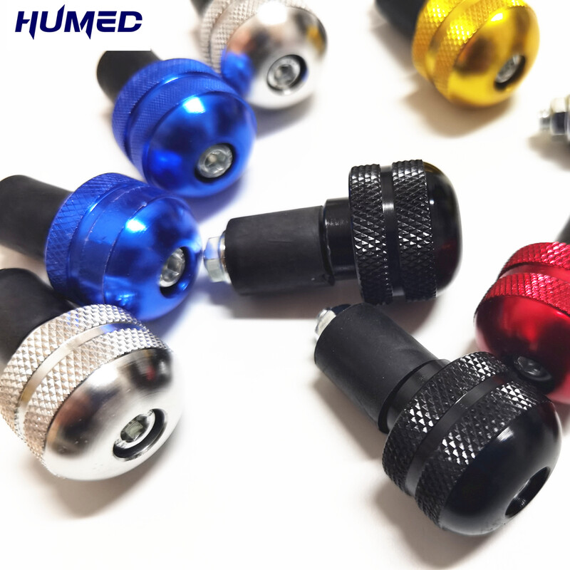 7/8''22 mm motociklo rankenos galų rankenos CNC metalinės vairo atsvaros kištukas, slankiklis motorinių dviračių rankenų priedai