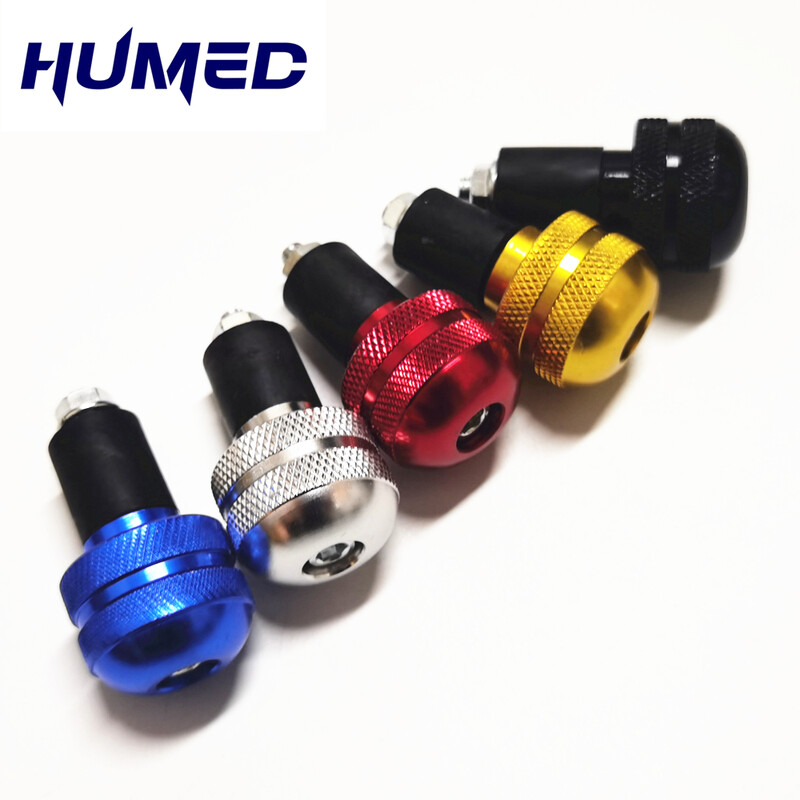 7/8''22 mm motociklo rankenos galų rankenos CNC metalinės vairo atsvaros kištukas, slankiklis motorinių dviračių rankenų priedai