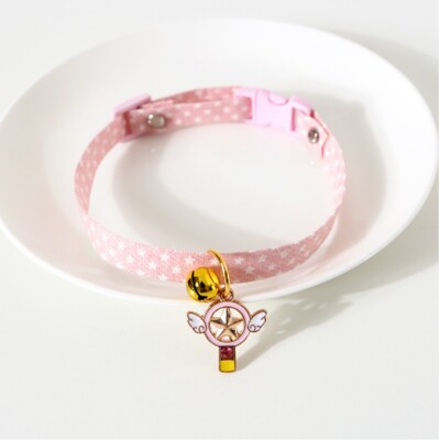 1 ΤΕΜ χαριτωμένο κολάρο κατοικίδιων κατοικίδιων γάτας Ρυθμιζόμενο Pinkycolor Beauty Bell Κολιέ Μικρού Σκύλου Κρεμαστό γατάκι κουτάβι λουλούδι Αξεσουάρ για κατοικίδια