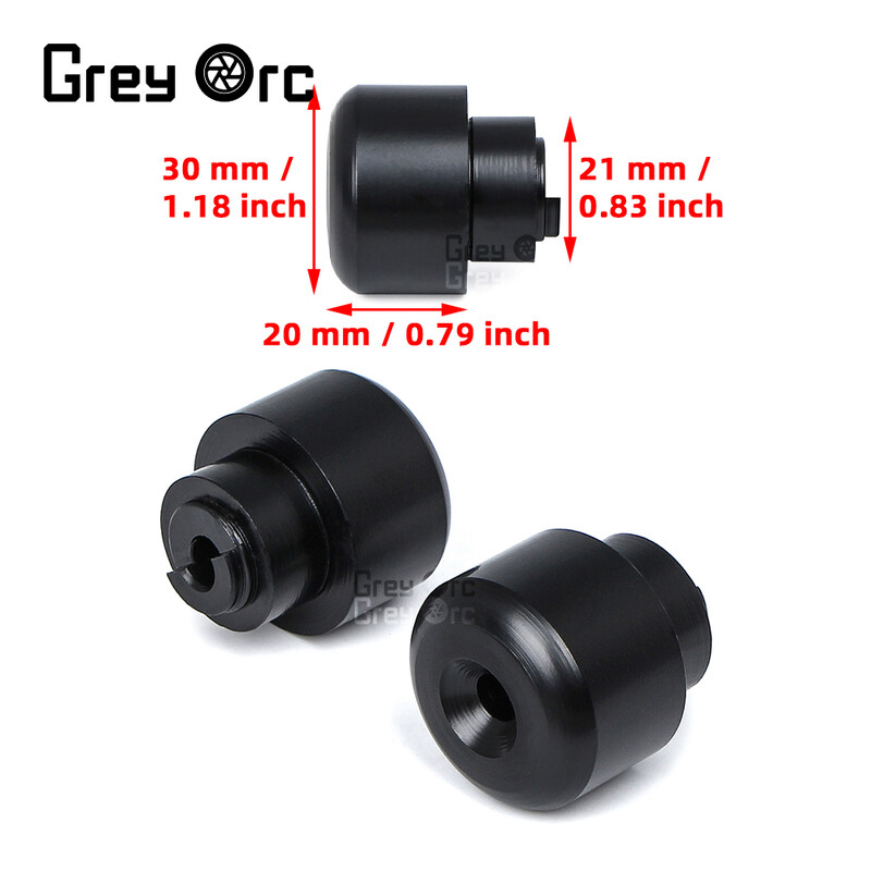 Pre Honda CB400 1300 CBR600RR 1000RR Zástrčka riadidiel Kované rukoväte riadidiel Kryt konca tyče protizávažia Posuvník zástrčky