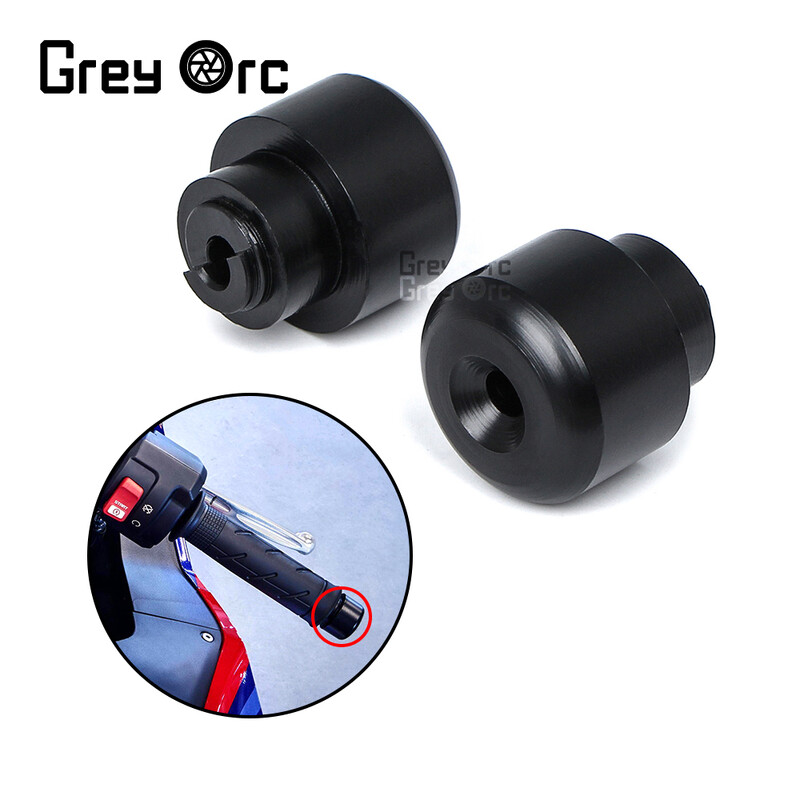 Pre Honda CB400 1300 CBR600RR 1000RR Zástrčka riadidiel Kované rukoväte riadidiel Kryt konca tyče protizávažia Posuvník zástrčky