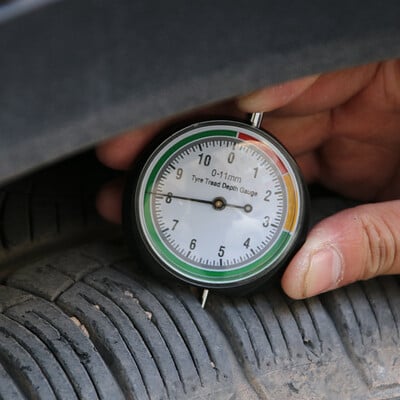 Riepu protektora dziļuma mērītājs Auto riepu protektora mērītājs Augstas precizitātes riepu mērīšanas rīks Bremžu auto piederumi