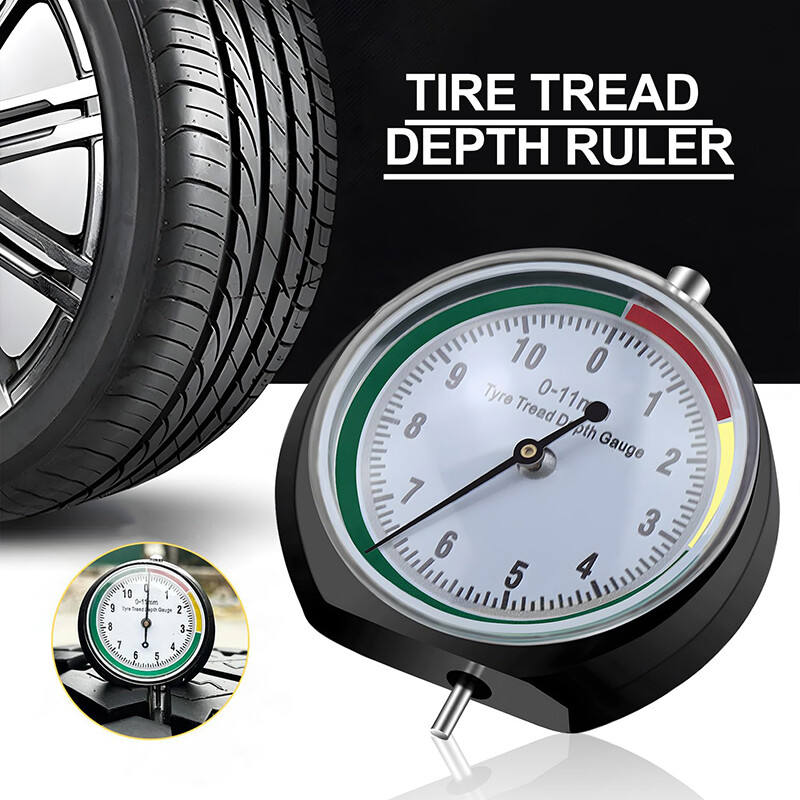 Padangos protektoriaus gylio matuoklis Automobilių padangų protektoriaus matuoklis Didelio tikslumo padangos matavimo įrankis Stabdžių automobilių priedai