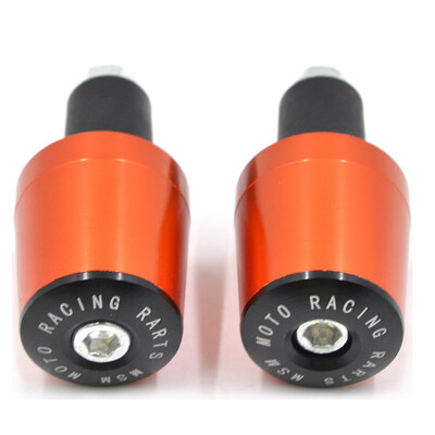 7/8" CNC universalus motociklo vairo rankenos galai, svoriai antivibracinis sidabrinis kištukas, 8 spalvų pasirinkimams