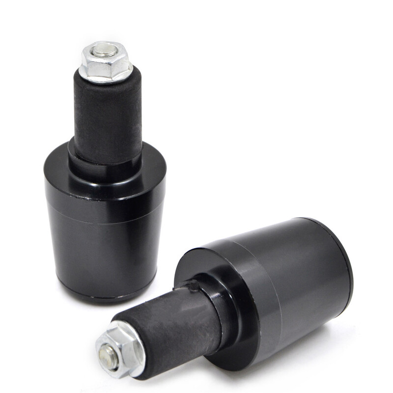 7/8" CNC universalus motociklo vairo rankenos galai, svoriai antivibracinis sidabrinis kištukas, 8 spalvų pasirinkimams