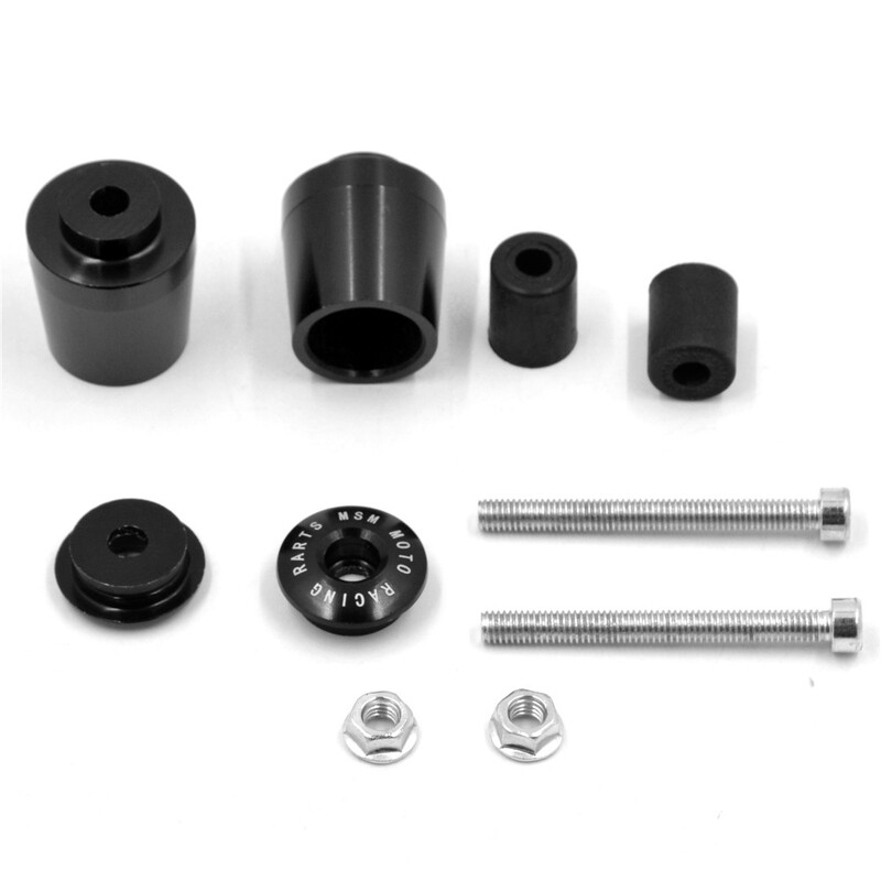 7/8" CNC universalus motociklo vairo rankenos galai, svoriai antivibracinis sidabrinis kištukas, 8 spalvų pasirinkimams