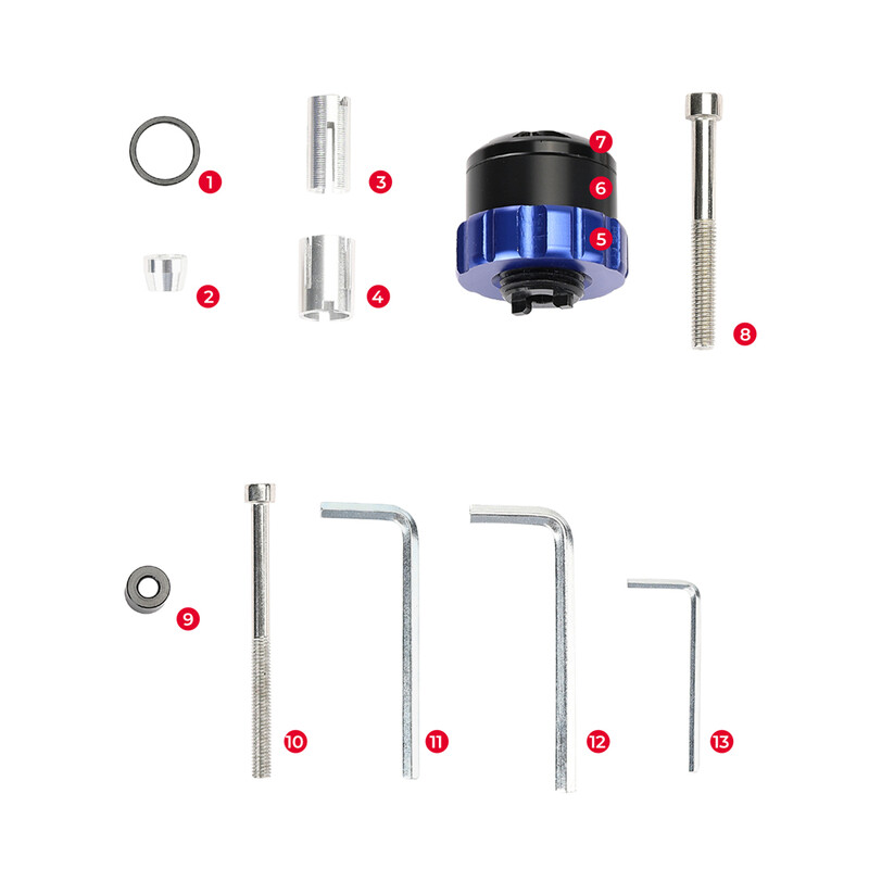 Motociklo pastovaus greičio palaikymo droselio užrakto vairo kištukai Rankenos strypo galiniai dangteliai droselio pagalbinė valdymo sistema gatvės turistiniam dviračiui