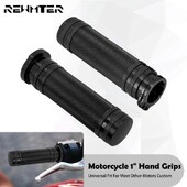 Motociklo neelektroninis 1" 25 mm rankenos rankenos rankena juoda, skirta Harley Sportster XL 1200 883 XR Touring Dyna Softail Custom FLH