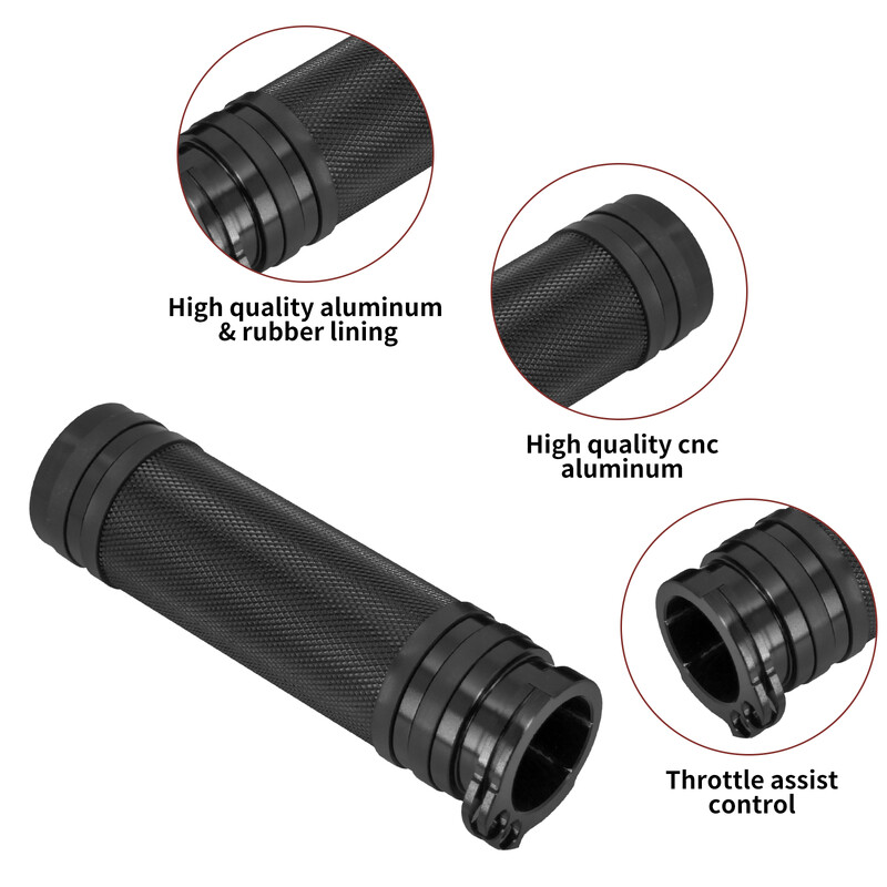 Motociklo neelektroninis 1" 25 mm rankenos rankenos rankena juoda, skirta Harley Sportster XL 1200 883 XR Touring Dyna Softail Custom FLH