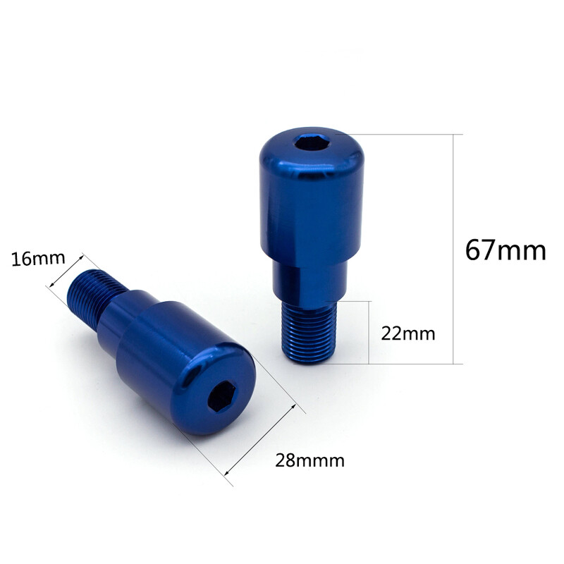 16 mm, skirtas Yamaha Tmax T-max 500 530 T Max500 XJR1300 XJR1200 MT07 MT09 CNC vairo rankenos strypų galai atsvarai slankiojantys dangtelis