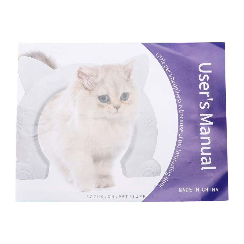 Aptvarai Katės durys Katės durys Vidinės Katės galvos formos plastikinės katės praėjimas pro duris su žuvies kaulų raštu Katės praėjimas pro duris