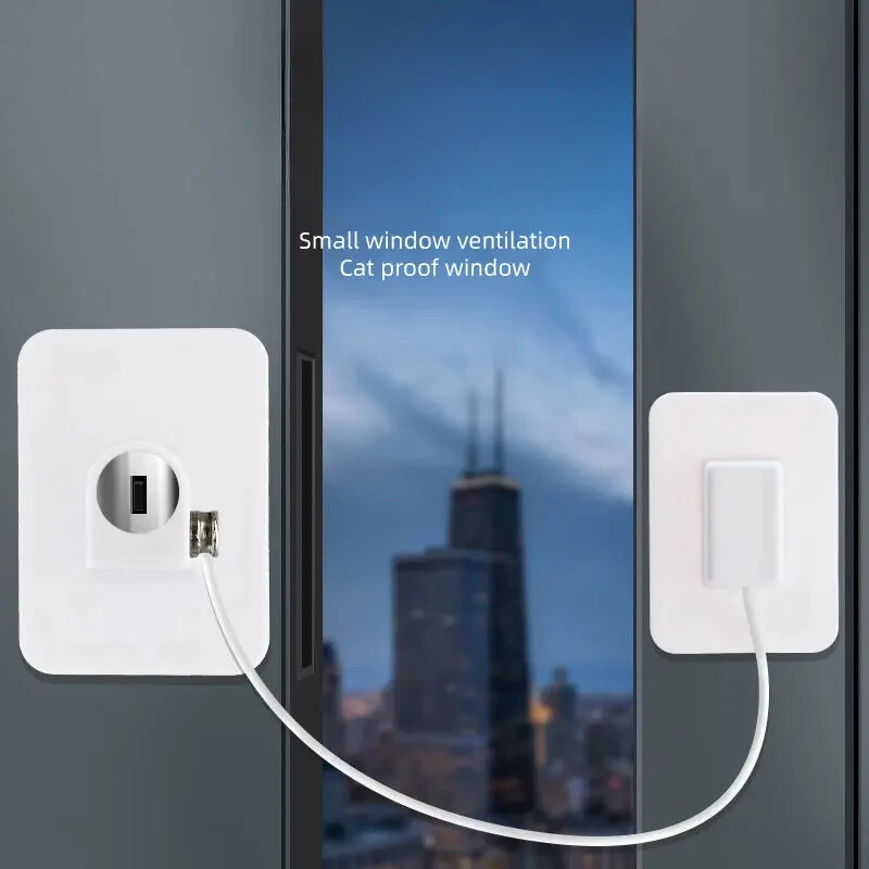 Kasside lukk ilma mulguseta Väljahüppamise vastane Kukkumine Köögiakna piiraja Lemmiklooma koera klapi kaitse Ohutus Vargusvastane sahtel