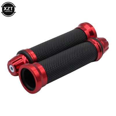 2GB Motocikla rokturi rokas gumijas pedāļa biker motorollera stūres rokturi modificēts stūres droseles pagrieziens Grip Settle roktura rokturi