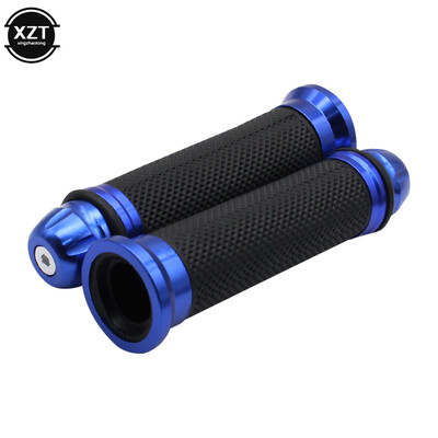 2GB Motocikla rokturi rokas gumijas pedāļa biker motorollera stūres rokturi modificēts stūres droseles pagrieziens Grip Settle roktura rokturi