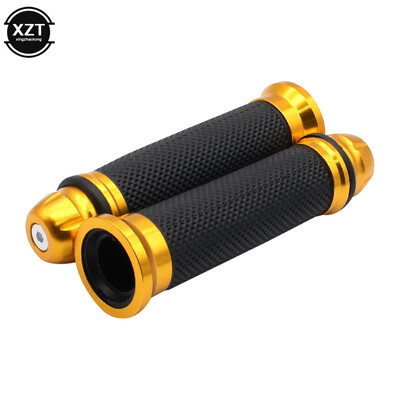 2GB Motocikla rokturi rokas gumijas pedāļa biker motorollera stūres rokturi modificēts stūres droseles pagrieziens Grip Settle roktura rokturi