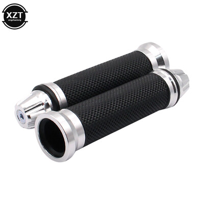 2GB Motocikla rokturi rokas gumijas pedāļa biker motorollera stūres rokturi modificēts stūres droseles pagrieziens Grip Settle roktura rokturi