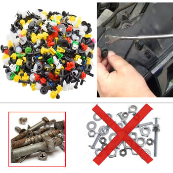 1000Pcs 30 είδη Universal Mixed Auto Fastener Κλιπ προφυλακτήρα αυτοκινήτου Συνδετήρας στερέωσης αυτοκινήτου Πιτσίνια επένδυση πάνελ πόρτας για όλα τα αυτοκίνητα