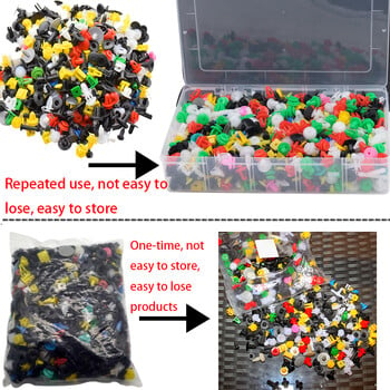 1000Pcs 30 είδη Universal Mixed Auto Fastener Κλιπ προφυλακτήρα αυτοκινήτου Συνδετήρας στερέωσης αυτοκινήτου Πιτσίνια επένδυση πάνελ πόρτας για όλα τα αυτοκίνητα