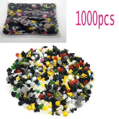 1000 vnt. 30 rūšių universalus mišrus automatinis tvirtinimo elementas, automobilio buferio spaustukai, laikiklis automobilio tvirtinimo elementas, kniedės durų plokštės įdėklas visiems automobiliams