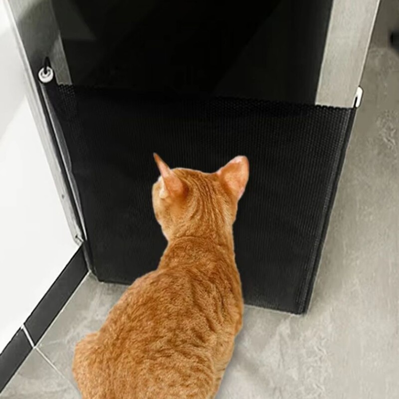 Patvarus apsauginis ištraukiamas tvoros vartų barjeras Sulankstomas naminių gyvūnėlių tinklo tvora Universalus su kabliu naminių gyvūnėlių saugos gaubtu miegamasis