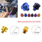 Penkiakampis šešiakampis rakto galvutės dangtelis Dekoratyvinis raktų pakabukas Automobilio aksesuaras Motociklo universalus raktų pakabukas Modifikuotas rakto dangtelis CNC rakto antgalis