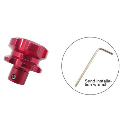 Penkiakampis šešiakampis rakto galvutės dangtelis Dekoratyvinis raktų pakabukas Automobilio aksesuaras Motociklo universalus raktų pakabukas Modifikuotas rakto dangtelis CNC rakto antgalis