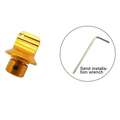 Penkiakampis šešiakampis rakto galvutės dangtelis Dekoratyvinis raktų pakabukas Automobilio aksesuaras Motociklo universalus raktų pakabukas Modifikuotas rakto dangtelis CNC rakto antgalis