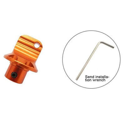 Penkiakampis šešiakampis rakto galvutės dangtelis Dekoratyvinis raktų pakabukas Automobilio aksesuaras Motociklo universalus raktų pakabukas Modifikuotas rakto dangtelis CNC rakto antgalis