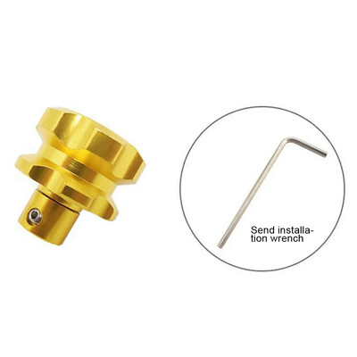 Penkiakampis šešiakampis rakto galvutės dangtelis Dekoratyvinis raktų pakabukas Automobilio aksesuaras Motociklo universalus raktų pakabukas Modifikuotas rakto dangtelis CNC rakto antgalis