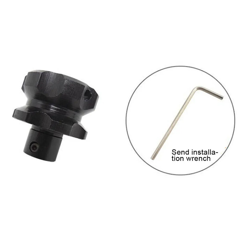 Penkiakampis šešiakampis rakto galvutės dangtelis Dekoratyvinis raktų pakabukas Automobilio aksesuaras Motociklo universalus raktų pakabukas Modifikuotas rakto dangtelis CNC rakto antgalis