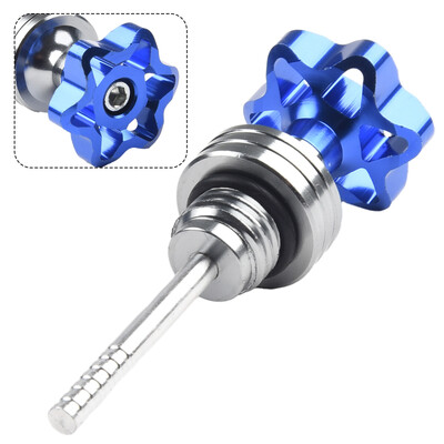 1vnt alyvos matuoklio dangtelio kaištis motorolerio motociklo variklio variklio karterio alyvos lygio matuoklis universaliai alyvos matuoklio užpildymo dangtelis