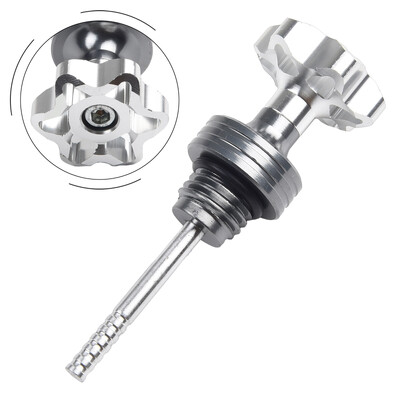 1vnt alyvos matuoklio dangtelio kaištis motorolerio motociklo variklio variklio karterio alyvos lygio matuoklis universaliai alyvos matuoklio užpildymo dangtelis