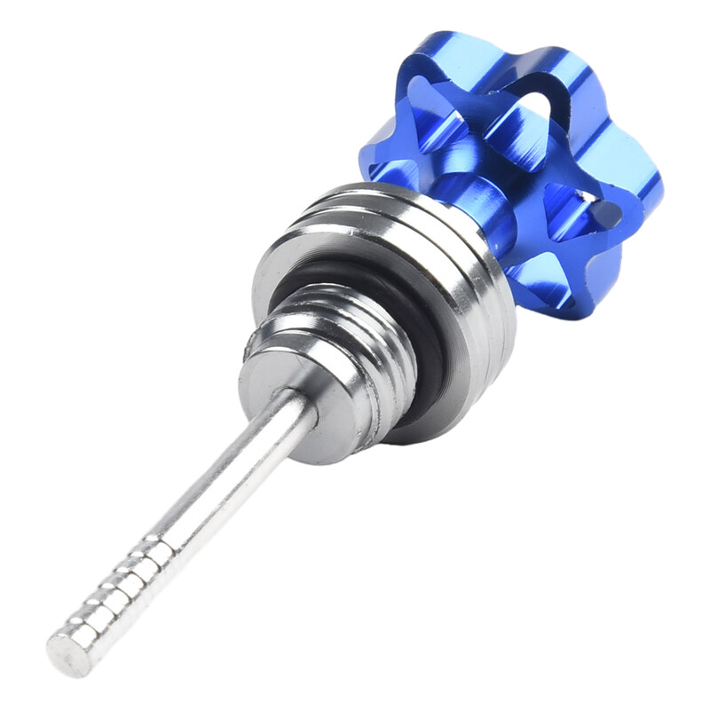 1vnt alyvos matuoklio dangtelio kaištis motorolerio motociklo variklio variklio karterio alyvos lygio matuoklis universaliai alyvos matuoklio užpildymo dangtelis