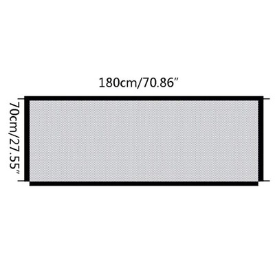 1 vnt. sulankstomas naminių šunų vartų durų užtvaras, apsauginis tvora, tinklinis aptvaras