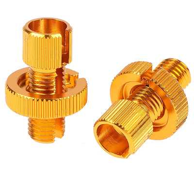 1 pora universalaus aliuminio motociklo sankabos droselio troso reguliatoriaus M10 sraigtinio motociklo sankabos troso laido reguliatorius