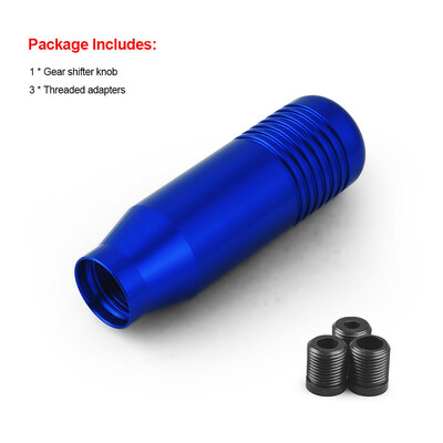 8,5 cm stilīga pārnesumu pārslēgšanas poga, manuālā pārnesumkārba Universāla automašīnas alumīnija pagarinātā JDM pārnesumu pārslēga pārnesumu kārba NĒ LOGO