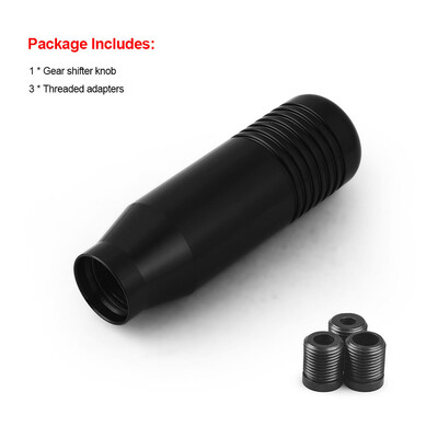 8,5 cm stilīga pārnesumu pārslēgšanas poga, manuālā pārnesumkārba Universāla automašīnas alumīnija pagarinātā JDM pārnesumu pārslēga pārnesumu kārba NĒ LOGO