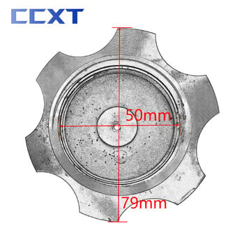 Универсална 50 мм CNC алуминиева състезателна капачка на резервоара за газово гориво с вентилационна капачка за Yamaha Kawasaki Honda KTM Suzuki мотоциклет Dirt Bike ATV