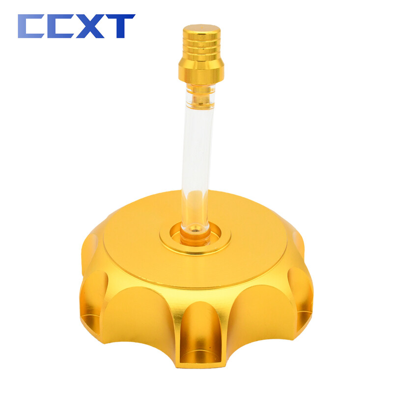 Universalus 50 mm CNC aliuminio lenktyninis dujų kuro bako dangtelis su ventiliacijos dangteliu, skirtas Yamaha Kawasaki Honda KTM Suzuki motociklo purvo motociklo keturračiui