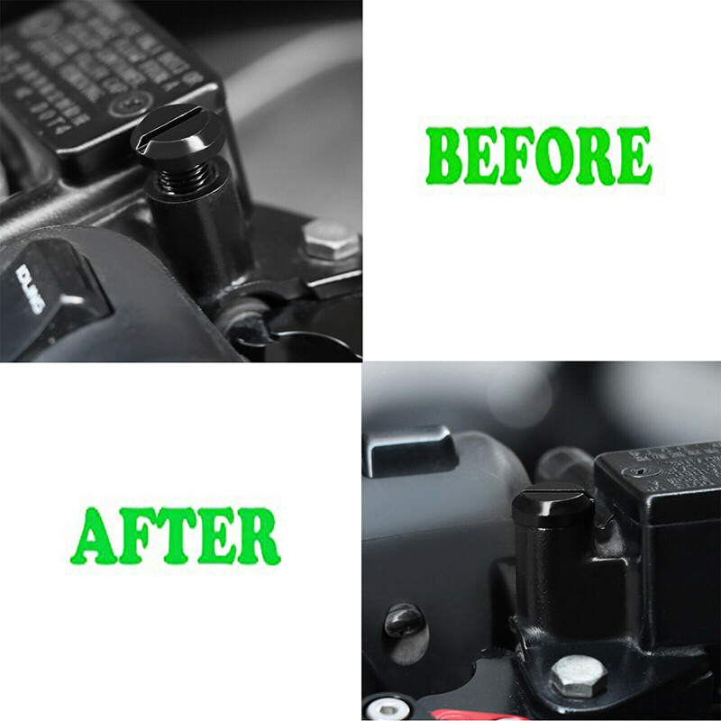 M8 / M10x1.25 Motociklo galinio vaizdo veidrodžio anga Kištukai Varžtai Varžtai Dangteliai Motociklų priedai Universalūs Honda Suzuki