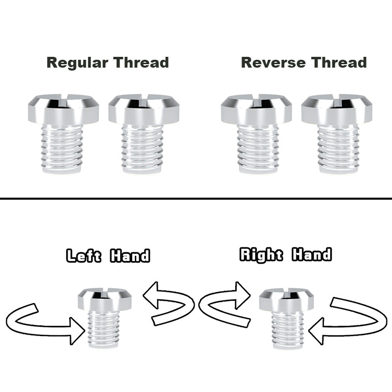 M8 / M10x1.25 Motociklo galinio vaizdo veidrodžio anga Kištukai Varžtai Varžtai Dangteliai Motociklų priedai Universalūs Honda Suzuki