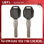 1 gab. Jauns tukšas atslēgas motocikls Nomainiet nesagrieztas atslēgas priekš KTM DUKE 1050 1190 1290 RC8R SUPER DUKE ADV Adventure