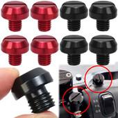 M10/M8 motociklų veidrodžio angos užtvaros kištukai varžtai varžtai kairėje dešinėje sriegis veidrodžio angos dangteliai aliuminio CNC apdaila