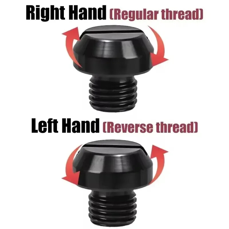 M10/M8 motociklų veidrodžio angos užtvaros kištukai varžtai varžtai kairėje dešinėje sriegis veidrodžio angos dangteliai aliuminio CNC apdaila