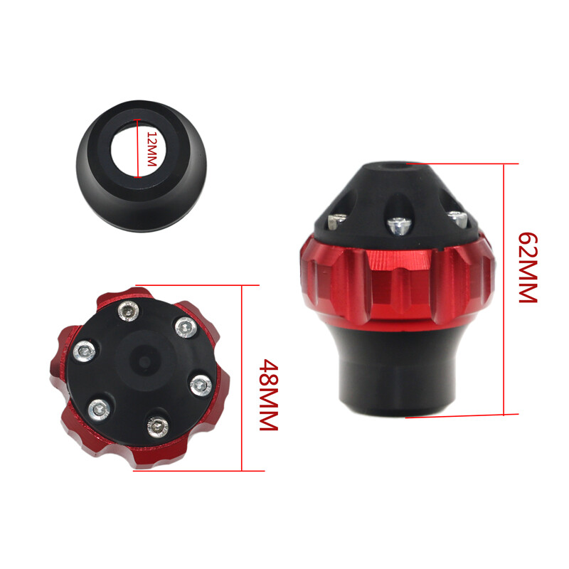 MotoLovee motociklo universalaus priekinio rėmo slankikliai Crash Cup pagalvėlės, apsaugančios nuo kritimo susidūrimo dangtelis, skirtas Yamaha Honda Kawasaki